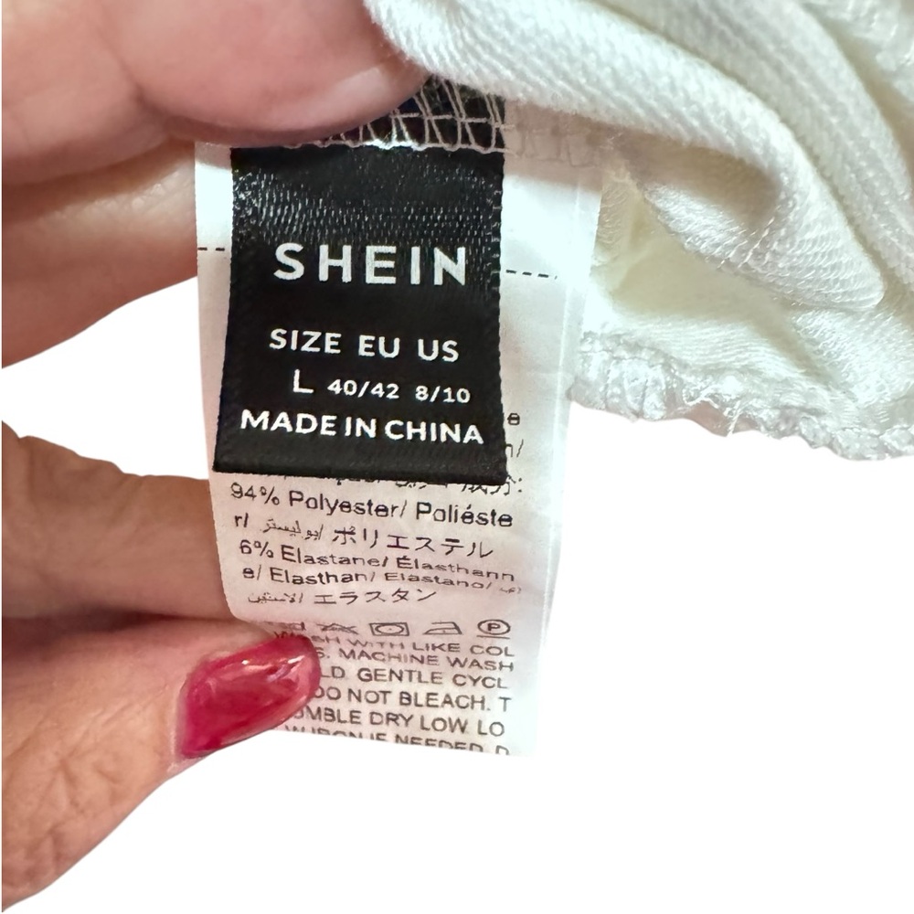 SHEIN - Lightweight Long Sleeve Heart top - size L - Picture 8 of 14